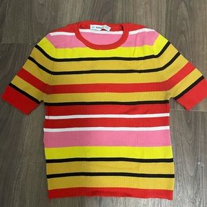 ribbed tight fit zara top